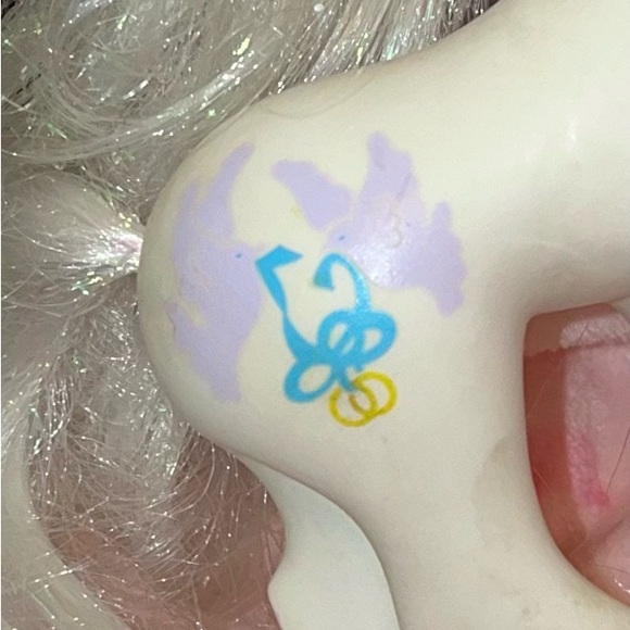 VTG 1989 My Little Pony G1 Bridal Beauty Wedding Bride Pony Hasbro White Doves - Picture 11 of 16